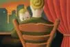 An illustration of a woman holding a child
