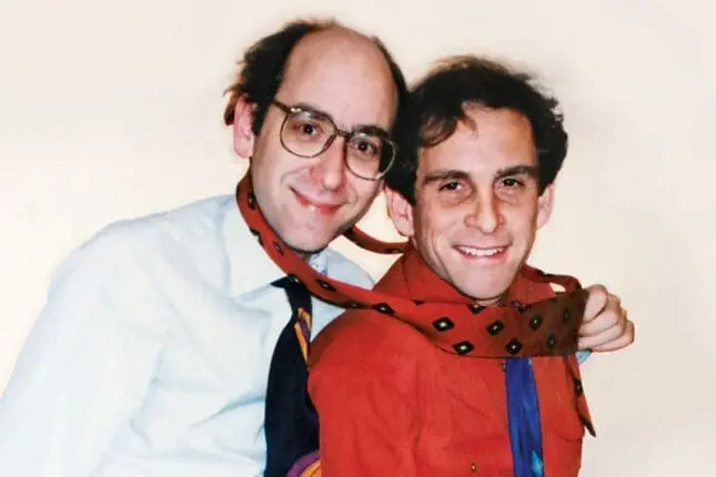 Rich Simon and Fred Wistow as young men