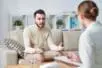 An angry client yells at his therapist
