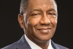 A headshot of a man