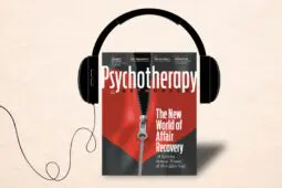 Cover of the May/June 2026 issue cover wearing headphones