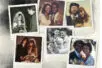 A collection of Polaroids of different couples across the decades