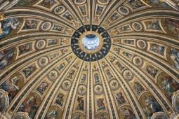 Majestic dome ceiling with fresco paintings in Catholic cathedral | Photo by Bastian Riccardi/Pexels