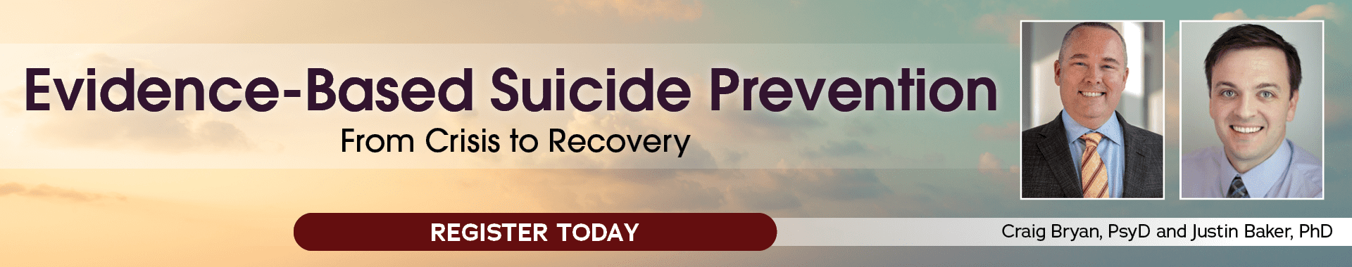 Register today for Evidence-Based Suicide Prevention Training