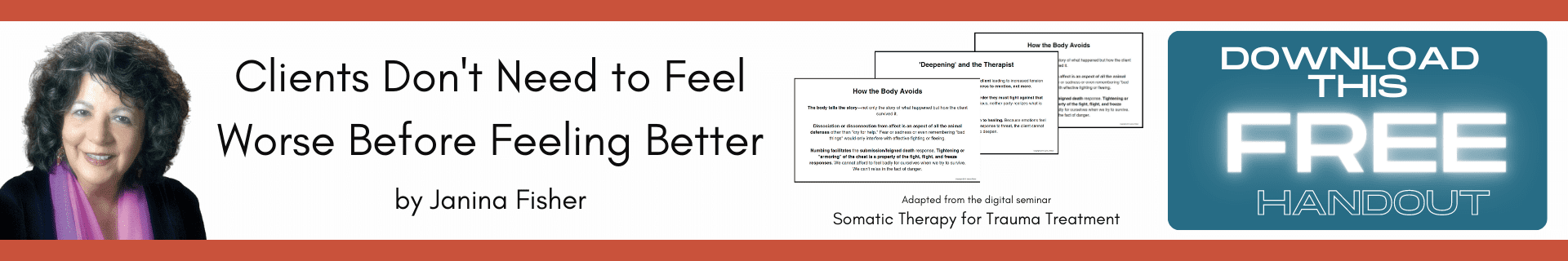 Download Your Free Handout from the Somatic Therapy for Trauma Treatment