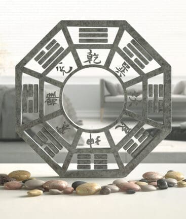 A feng shui bagua sculpture