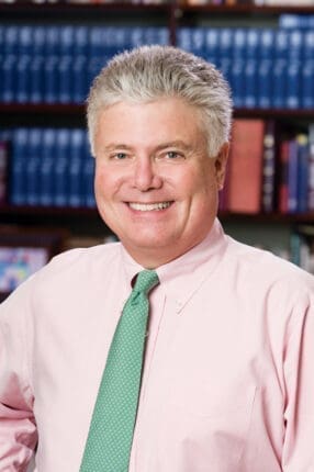 A headshot of a man
