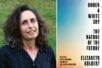 A headshot of a woman and the cover of "Under a White Sky"