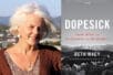 A headshot of a woman and the cover of "Dopesick"