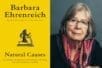 A headshot of a woman and the cover of "Natural Causes"