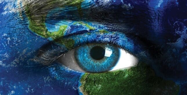 An eye in the earth's surface