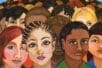 An illustration of a group of diverse young girls