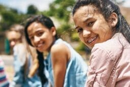 A group of teen girls