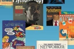 A collage of Networker magazine covers