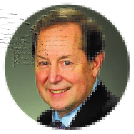 A headshot of a man