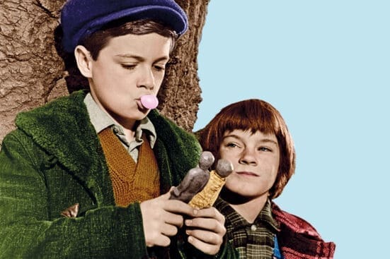 Jem and Scout in the movie of "To Kill a Mockingbird"