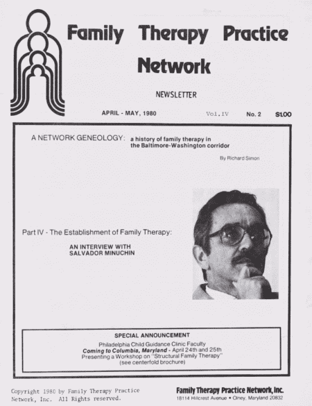 Family Therapy Practice Network Newsletter Apr-May 1980