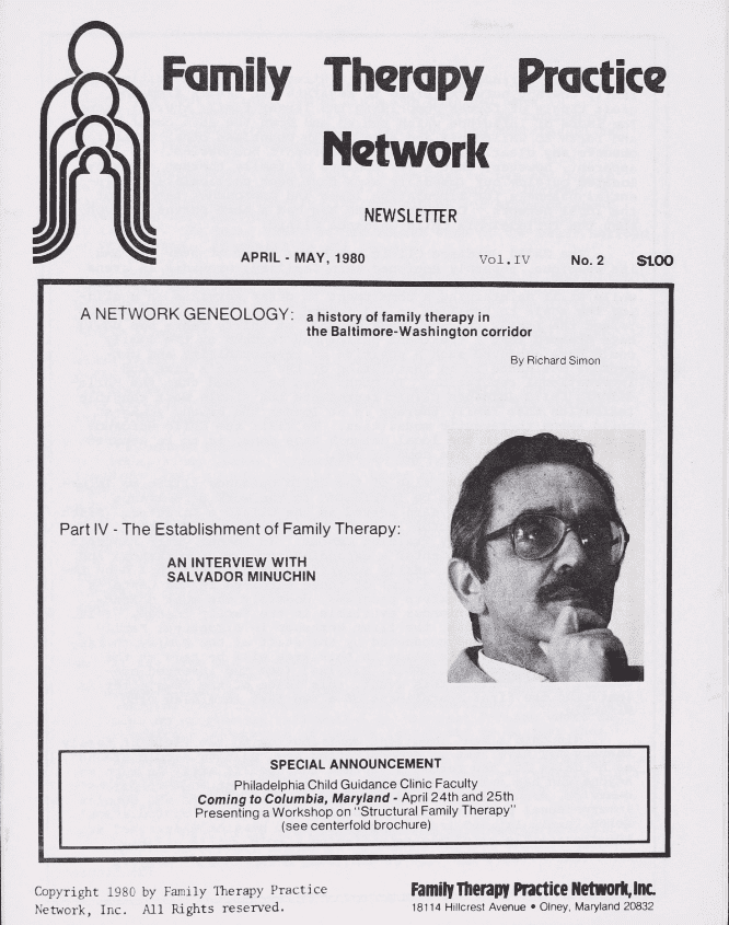 Family Therapy Practice Network Newsletter Apr-May 1980