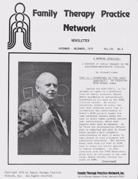 Family Therapy Practice Network Newsletter Nov-Dec 1979