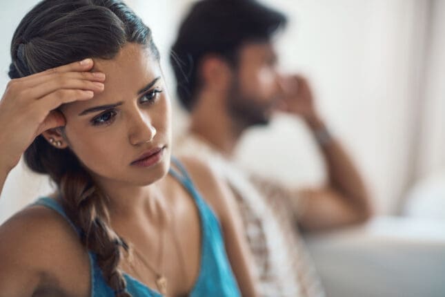 A couple in distress / Photo Credit: iStock