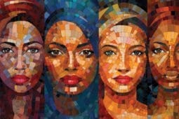 Mosaic illustration of four Black women | ILLUSTRATION © ARTSTOCKVAULT