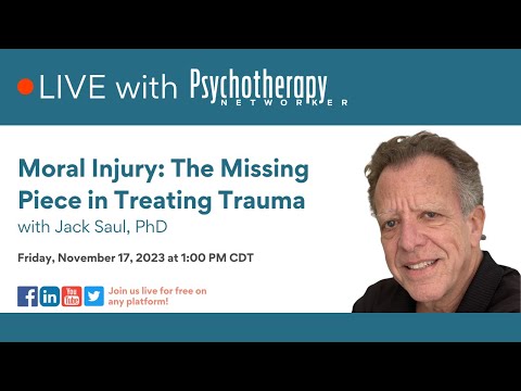 Moral Injury: The Missing Piece in Treating Trauma