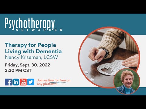 Therapy for People Living with Dementia